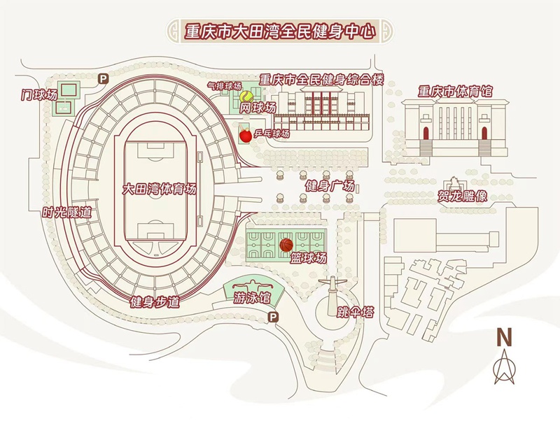 雕塑布置平面圖。重慶大學(xué)建筑規(guī)劃設(shè)計研究總院供圖
