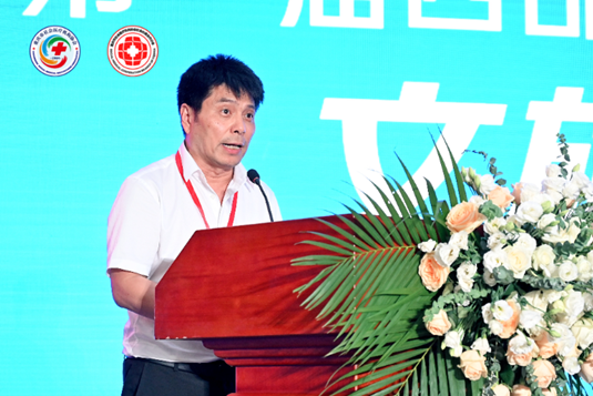 劉金平致辭。主辦方供圖