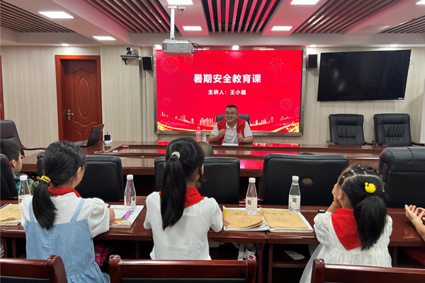 暑期安全教育課現(xiàn)場。潼南區(qū)委宣傳部供圖