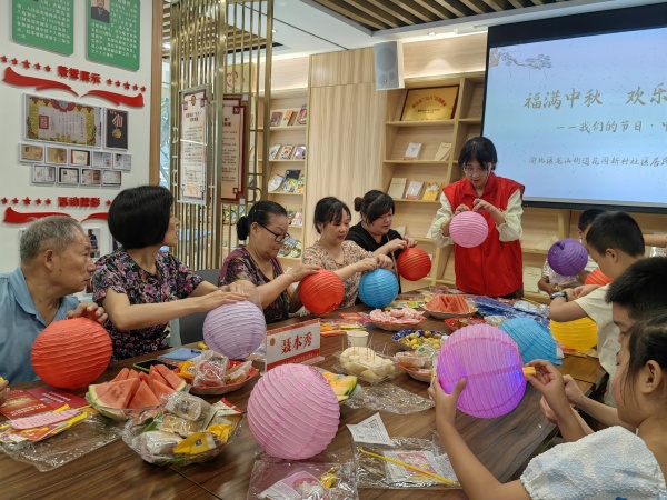 活動現(xiàn)場。花園新村社區(qū)供圖