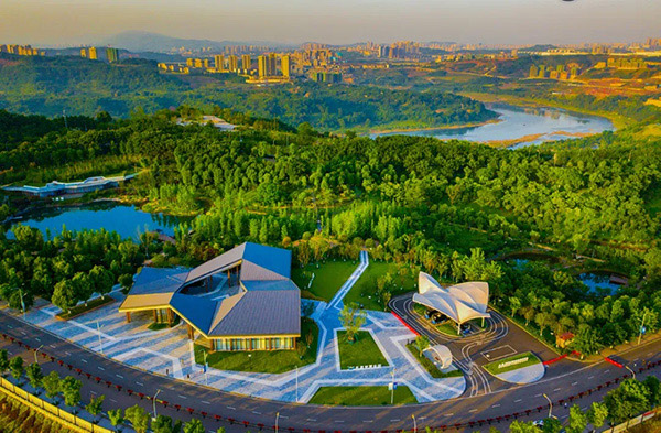 美麗的禮嘉智慧公園。張坤琨供圖