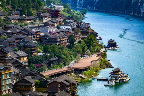 龔灘古鎮(zhèn)。酉陽旅投供圖