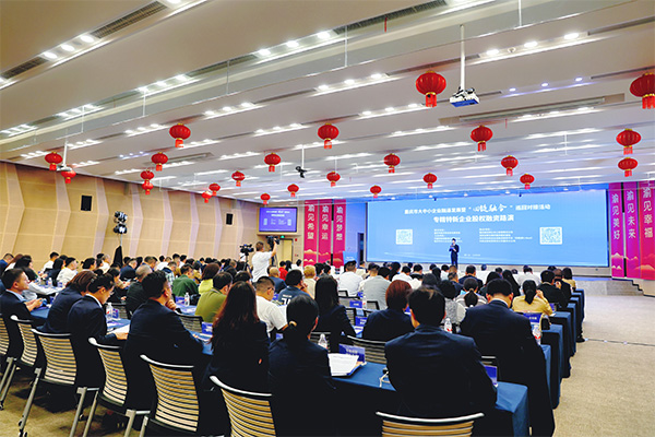 重慶市專精特新企業(yè)股權(quán)融資路演活動(dòng)現(xiàn)場(chǎng)。向詩佳攝