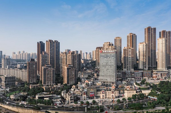 長嘉匯彈子石老街實景。重慶市設(shè)計院供圖