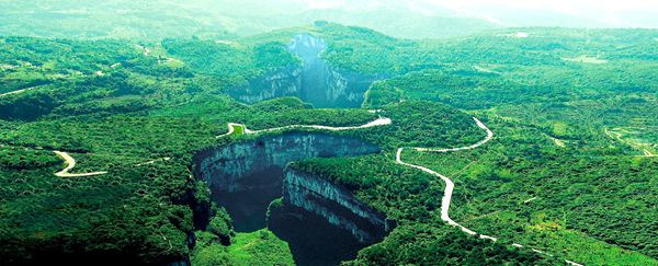 天生三橋。武隆區(qū)委宣傳部供圖