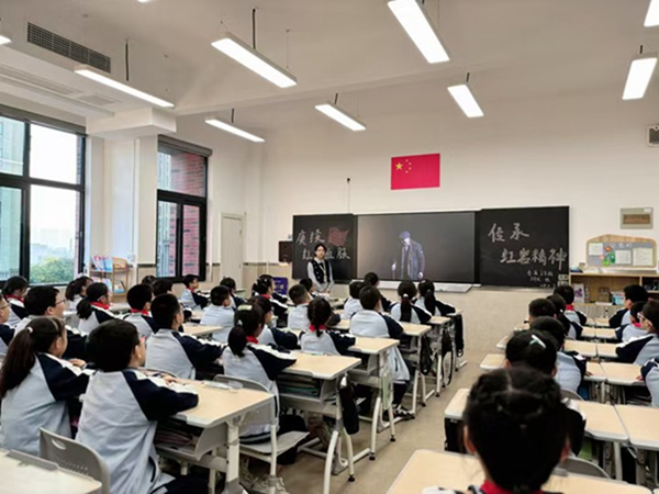 活動(dòng)現(xiàn)場(chǎng)。南岸區(qū)香溪小學(xué)校供圖