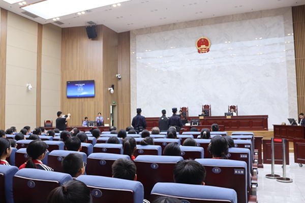模擬法庭。大足區(qū)人民法院供圖