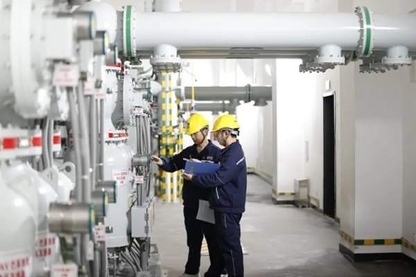 220千伏茶園變電站投運(yùn)。郭旭攝