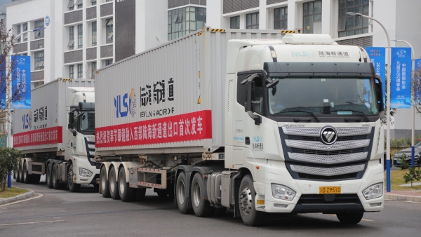 奉節(jié)眼鏡將通過西部陸海新通道到達(dá)印度尼西亞。劉濱清攝