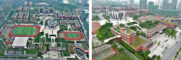 綦江中學(xué)實拍圖。市建科院供圖