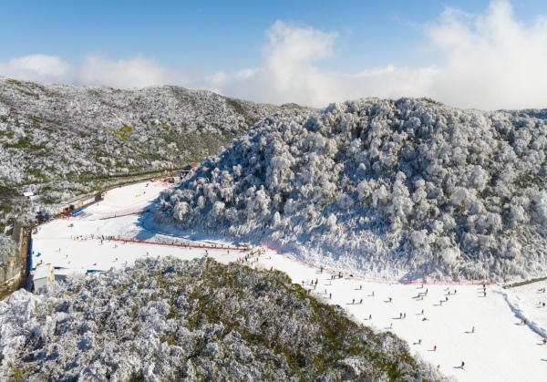 雪后金佛山。金佛山景區(qū)供圖