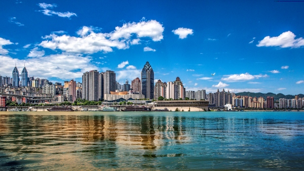 涪陵城市風(fēng)景。胡建忠攝