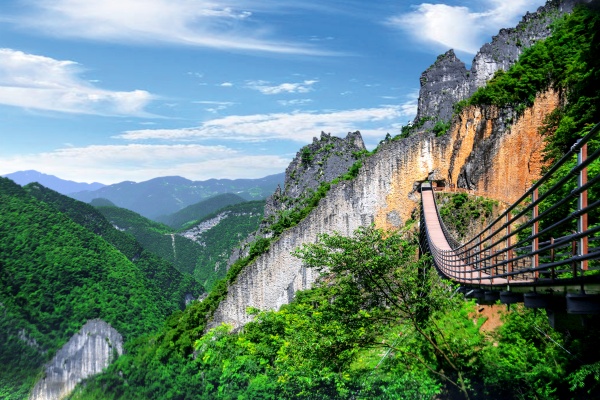 武陵山大裂谷。涪陵區(qū)文旅委供圖