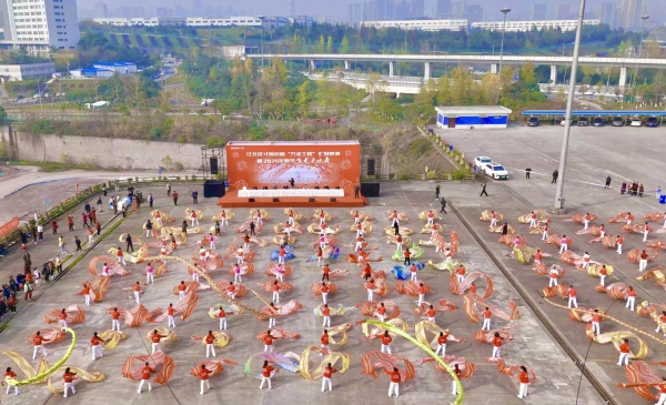 活動現(xiàn)場。寸灘街道供圖