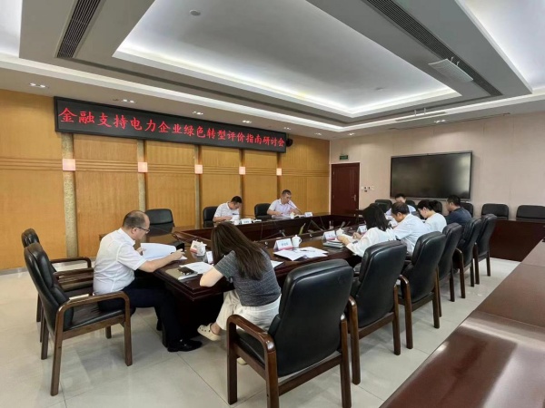 重慶電力協(xié)同人行重慶分行及相關(guān)金融機構(gòu)召開金融支持電力企業(yè)綠色轉(zhuǎn)型評價會。劉暢攝