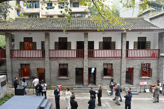 徐悲鴻故居。江北區(qū)融媒體中心供圖