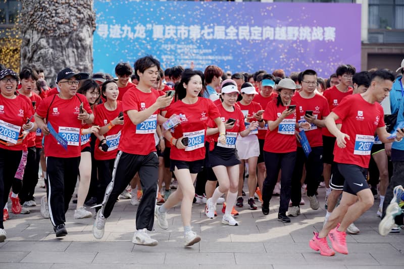 比賽現(xiàn)場。九龍坡區(qū)融媒體中心供圖