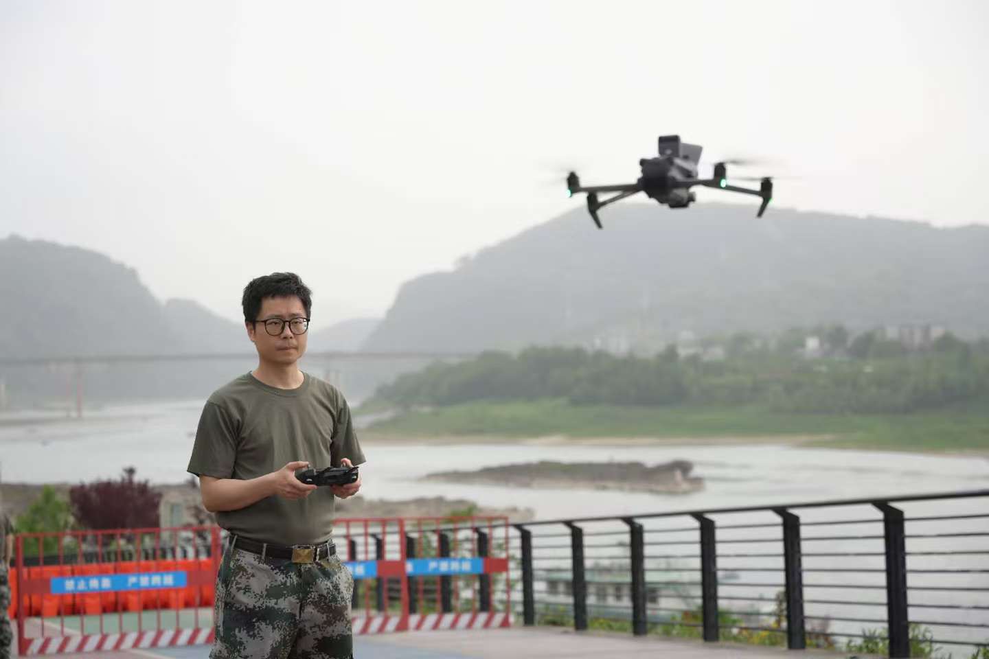 朝陽街道開展2025年防汛應(yīng)急演練。代宇航攝