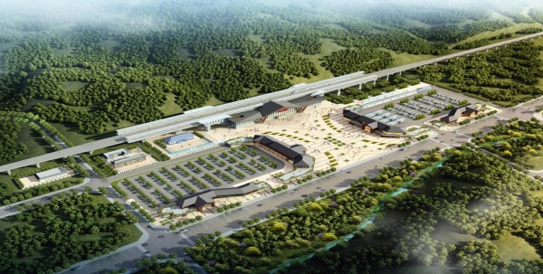 站前項目效果圖。中鐵建工集團供圖