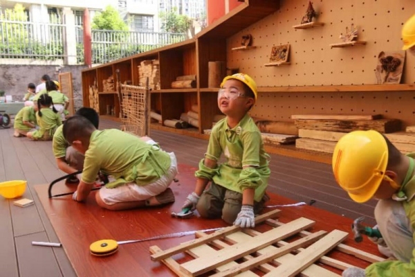 電報(bào)路幼兒園戶外課堂。主辦方供圖