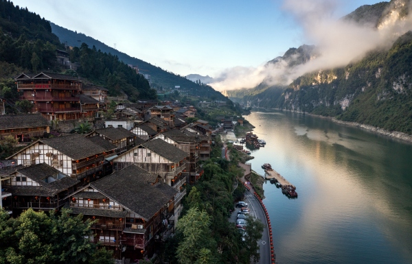 龔灘古鎮(zhèn)。酉陽(yáng)文旅集團(tuán)供圖