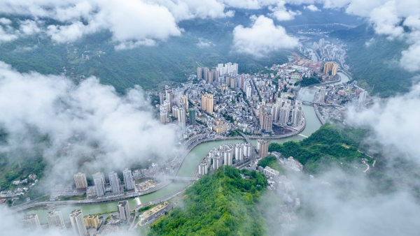 城口縣城好風(fēng)光。唐小江攝