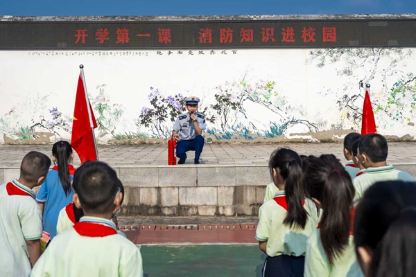 活動(dòng)現(xiàn)場(chǎng)。重慶市涪陵區(qū)消防救援局供圖