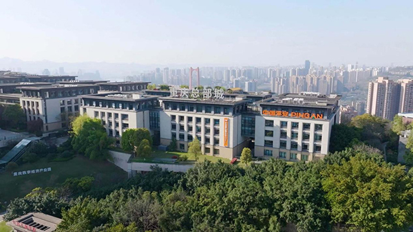 重慶總部城實景拍攝圖。重慶總部城供圖