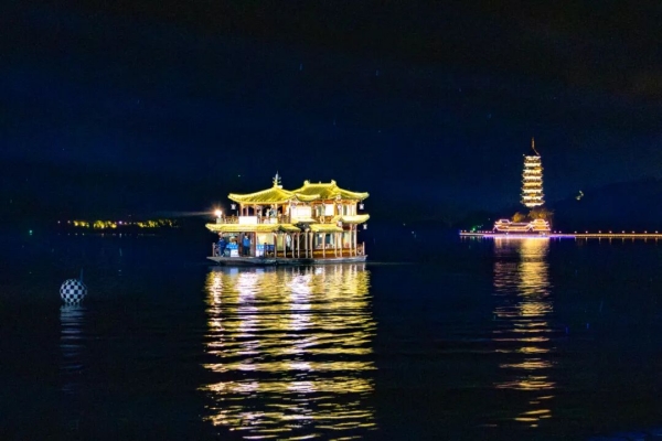 2025年漢豐湖水上歡樂季系列活動啟幕。開州區(qū)文旅委供圖