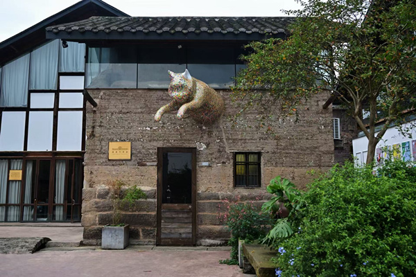 現(xiàn)代與質(zhì)樸交織的院落。主辦方供圖