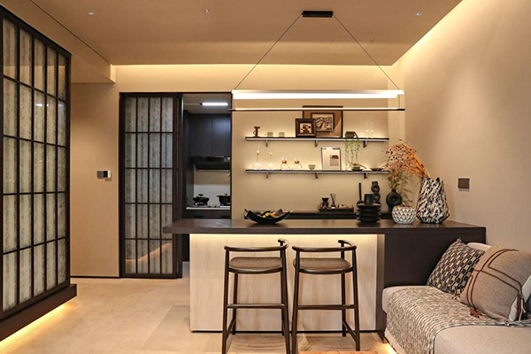 韜光小院樣板間實(shí)景圖。禹洲·博學(xué)家供圖