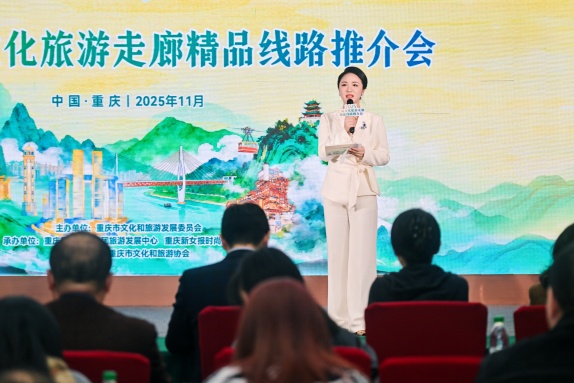 2025巴蜀文化旅游走廊精品線路推介會(huì)現(xiàn)場(chǎng)?；顒?dòng)方供圖
